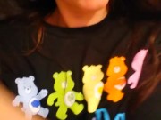 Hairy Onlyfans Hippie in a Carebear Grateful Dead Shirt PEES Into Toilet & SMELLS USED TOLIET PAPER 1/16