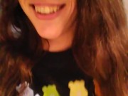 Hairy Onlyfans Hippie in a Carebear Grateful Dead Shirt PEES Into Toilet & SMELLS USED TOLIET PAPER 2/16