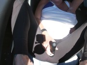 Would you honk if you saw me? Car ride cum in public! 5/16