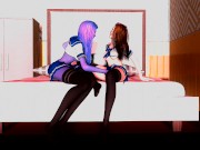Tracer and Widowmaker the College Feast (Growth Animation) 4/16