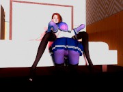 Tracer and Widowmaker the College Feast (Growth Animation) 7/16