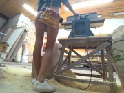 DIY Table part 4p3.3 - Woodworking Day 3 short cut 3 (music Be my lover) 14/16