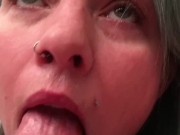 Facefuck Choking on Cock Blow Job