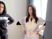 Fitness Girls Big Ass Fucked by a Creeper from the Gym, Threesome 6/16