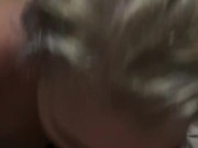 Rubbing stepsister back things got out of hand we both made a mess inside and out.  10/16