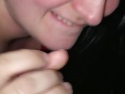 Beautiful pawg milf Raven (OF stormylynn91) sucks and takes cock pov style 2/16