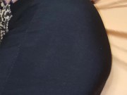 Black pantyhose pussy 3/16