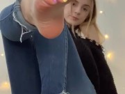 Smell my dirty white socks and vans with me 10/16