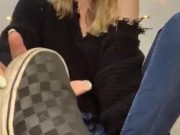 Smell my dirty white socks and vans with me 5/16