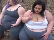 Ssbbw’s walking 