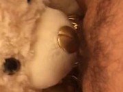 TEDDY BEAR LICKS MY PUSSY TO ORGASM! 13/16