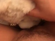 TEDDY BEAR LICKS MY PUSSY TO ORGASM! 3/16