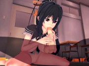 High School DxD Akeno Himejima 3D HENTAI 4/16