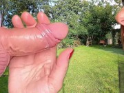 Mir wird der Marsch auf der Wiese geblasen, volle Ladung in den Mund. 14/16