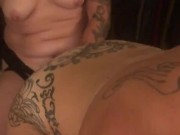 First time lesbian strapon anal threesome 9/16