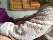 Sensitive blowjob & deepthroat, magic wand orgasm, fingering, fuck on chair, pussy massage, amateur 1/16