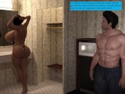 3d comics huge boobs huge cock, James gets a visitor 4/16