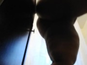 Natural Ebony Bbw Before Shower 11/16