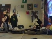 Petite horny babe dances for her man before getting fucked hard  1/16