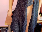 Fingering hairy pussy after school while stepdad is not watching 4/16