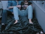 Quietly fucking my stepsister as family is in the living room (Short Version) 3/16