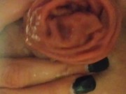 Prepping pussy and ass for training 12/16