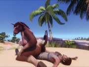 Furry Cow milks him (Wildlife game) 10/16