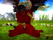 Furry Hentai 3D - Dragon Fingering and Squirting 1/16