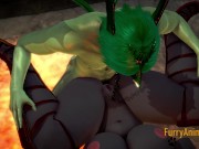 Furry Hentai 3D Yiff - Human Dragon & Bear having hard sex 10/16