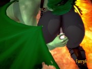 Furry Hentai 3D Yiff - Human Dragon & Bear having hard sex 7/16