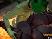 Furry Hentai 3D Yiff - Human Dragon & Bear having hard sex 9/16