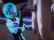 Cyberpunk - Sex with Holographic girl - 3D Porn 1/16