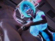 Cyberpunk - Sex with Holographic girl - 3D Porn 4/16