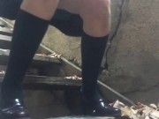 COMPILATION girl peeing outside, because she couldn’t hold it 11/16