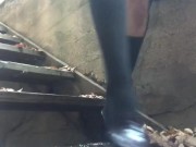 COMPILATION girl peeing outside, because she couldn’t hold it 13/16