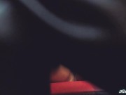 Brunette Babe with Big Booty Get Caught Masturbating in Car | Hilana Won 15/16