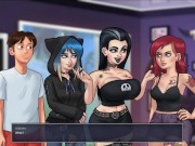 Summertime Saga 0.20.6 - Graveyard Halloween vampire sex 12/16