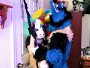 Piperthebun gets breed by Sucario on a Doorswing 7/16