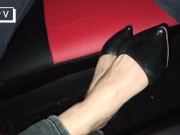 Jerked off on her feet in shoes 10/16