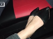 Jerked off on her feet in shoes 11/16