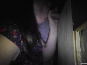 WIFE AND HUBBY VISITED A SEEDY GLORYHOLE AND WENT HOME TO FINISH! 10/16