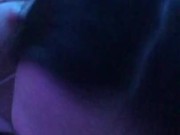 Drooling and gettnig slapped around while gagging on Daddy's cock 4/16