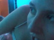 Drooling and gettnig slapped around while gagging on Daddy's cock 7/16