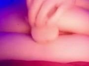 Laying on my side while I fuck myself  14/16