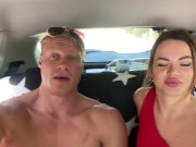 I could not resist and sucked the guy right in the car. And a friend saw it 4/16