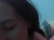 Cum in my throat Daddy ! Father milks teens tight pussy • HUGE creampie 4/16