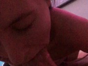 Cum in my throat Daddy ! Father milks teens tight pussy • HUGE creampie 5/16