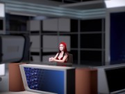 BREAKING NEWS: Milf News Anchor Doesn't Wear Anything Under Her Dress - Gains Weight On-Air 1/16