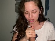 Daddy’s slut swallowing 15/16