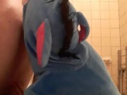 Horney wife in onesie teases my cock 8/16